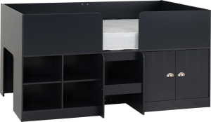 ORLANDO LOW SLEEPER BED DARK GRE