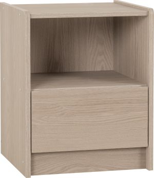 PARIS 1 DRAWER BEDSIDE SMOKED ASH EFFECT 2024 100 103 101 01