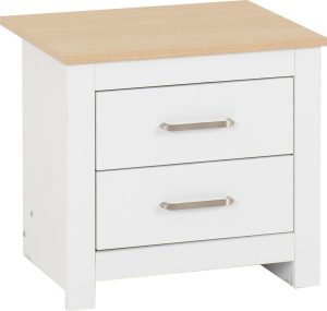 PORTLAND 2 DRAWER BEDSIDE WHITEOAK EFFECT 2023 100 103 098 01