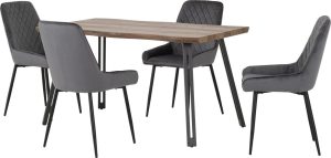 QUEBEC WAVE AVERY DINING SET MEDIUM OAK EFFECTGREY VELVET 2021 400 401 243 scaled 1 1536x733