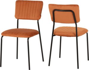SHELDON DINING CHAIR BURNT ORANGE VELVET FABRIC 2023 400 402 141 01 scaled 1