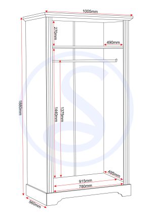 Toledo 2 Door Wardrobe Logo2 scaled 2