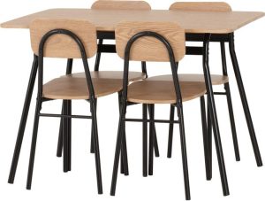 WARREN 14 DINING SET RUSSET OAK EFFECTBLACK 2024 400 401 325 02 scaled 1 768x580