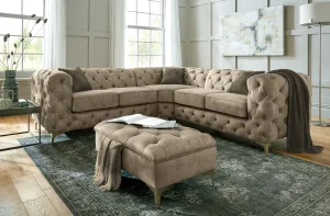 Dakota 2c2 stool palladium beige