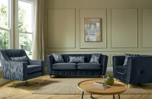 Infinity main 3+1+Accent chair palladium graphite