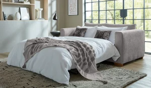 Leon 3 Str Sofabed Main Whisper Silver