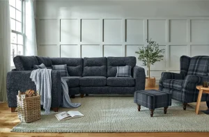 Lisburn 2 corner 1 plus wingback palladium graphite