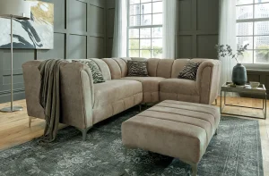 Miami 2c1 stool palladium beige