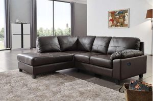 Boston Leather Corner Sofa