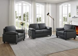 Boston Leather Sofa Suite