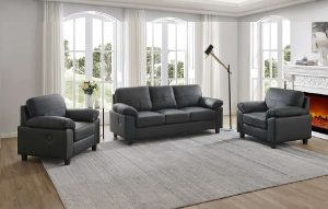 Boston Leather Sofa Suite