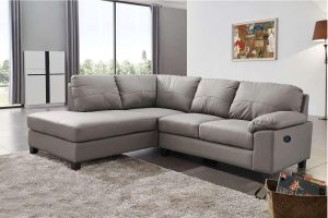 Boston Leather Corner Sofa