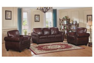 Highbury Leather Sofa Suite