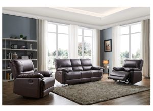 Oregon Leather Sofa Suite