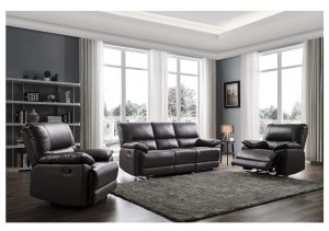Oregon Leather Sofa Suite