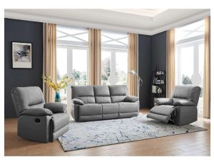 Oregon Leather Sofa Suite