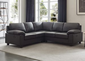Boston Leather Corner Sofa